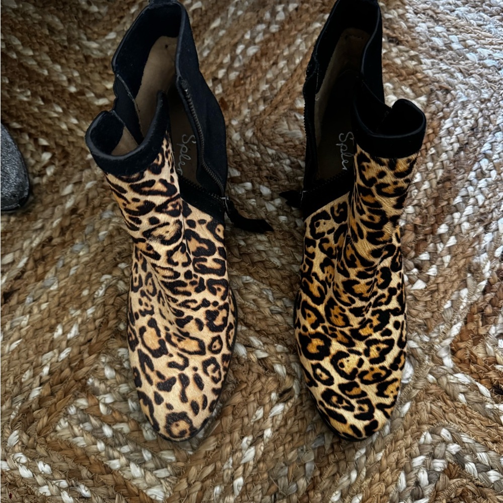 Leopard Booties - Women's Size 9